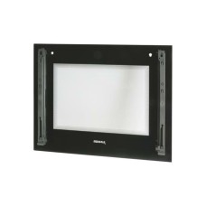Frontglasscheibe für 60cm Geräte, Farbe: schwarz, edelstahl 00776396