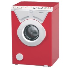 EURONOVA 1150Rapid Waschmaschine 3kg 1100UpM rot mit Fahrwerk