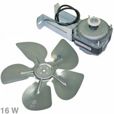 Ventilator Universal 16 Watt 230 Volt mit Haltebügel Flügel für Kühlschrank