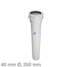 Verlängerungsrohr 40mmØ 250mm für 1 1/2 Spülbeckensiphon Viega 104641