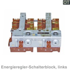 Kochplattenschalterblock 2er-Einheit YH80-1/50bI links
