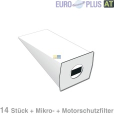 Filterbeutel Vlies Europlus PH1205 u.a. für Eta, Philips 10 Stk