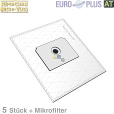 Filterbeutel Europlus R5009 Vlies u.a. für Rowenta 5 Stk