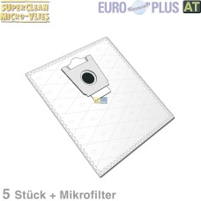 Filterbeutel Vlies Europlus S4016  u.a. für Siemens, Bosch 5 Stk