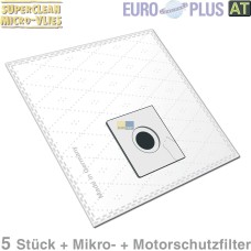 Filterbeutel Europlus X293 Vlies u.a. für Progress P55 5 Stk