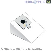 Filterbeutel Vlies Europlus A1051 u.a. für AEG Smart 460 - 487 5Stk