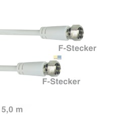 Kabel F-Anschlusskabel F-Stecker/F-Stecker 5m