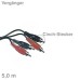 Kabel Cinch-Kabel Stecker/Stecker 5m