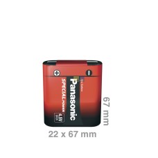 Batterie Flach 3R12R Panasonic