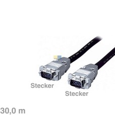 VGA-Kabel Monitorkabel Stecker/Stecker 30m