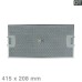 Fettfilter BOSCH 00434107 Metallfilter hinten 415x208mm für Dunstabzugshaube
