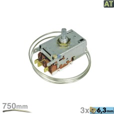 Thermostat Ranco K57-L5847  750mm Kapillarrohr 3x6,3mm AMP