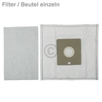 Filterbeutel AEG 9001669796 GR50S für Bodenstaubsauger 4Stk + Filtermatte