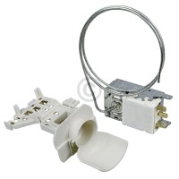 Thermostat K59-S1901/500 Ranco 704mm Kapillarrohr 2x4,8mm/1x6,3mm AMP + Lampenfassung Ersatz=10030949