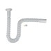 Siphon 1 1/4x32mm flexibel formbar weiß für Waschbecken