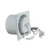 Wohnraumventilator 100erR weiß mit Kugellager Zugschalter Netzstecker für Wand Decke Bad Toilette etc