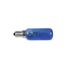 Lampe E14 25W SIEMENS 00612235 26mmØ 83mm 230-240V blau für Kühlschrank