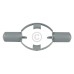 Ring BOSCH 00605448 grau zwischen Mixfußkupplung und Motor für Handmixer