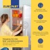 Türscharnier Set wie BOSCH 00481147 für Kühlschrank Gefrierschrank KühlGefrierKombination