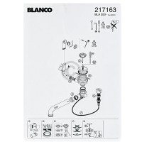 Ablaufgarnitur 1 3,5'' BLANCO 217163 für Spüle