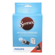 Set PHILIPS CA6514/02 Padhalter zweifach und Entkalker für SENSEO® Kaffeemaschine Padmaschine