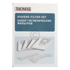 Filterbeutelset THOMAS 787230 Nr 99 mit Abluftfilter Kohlefilter für Waschsauger 4Stk