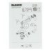 Ab-/Überlaufgarnitur 1 1/2 BLANCO 222458 für Spülbecken Küche