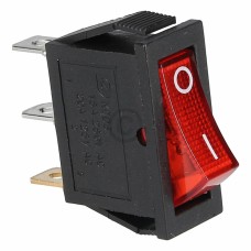 Wippschalter 30x11mm Einbaumaß rot beleuchtet für Dampfstation Kaffeemaschine Kleingerät