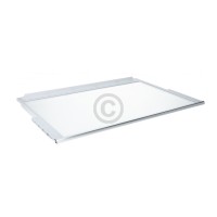 Glasplatte BOSCH 00743480 475x305mm mit Rahmen für Kühlteil Kühlschrank KühlGefrierKombination