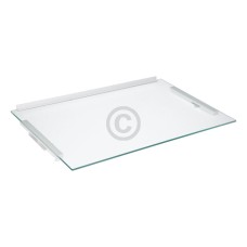 Glasplatte SIEMENS 00677010 455x288mm mit Leisten für Kühlschrank